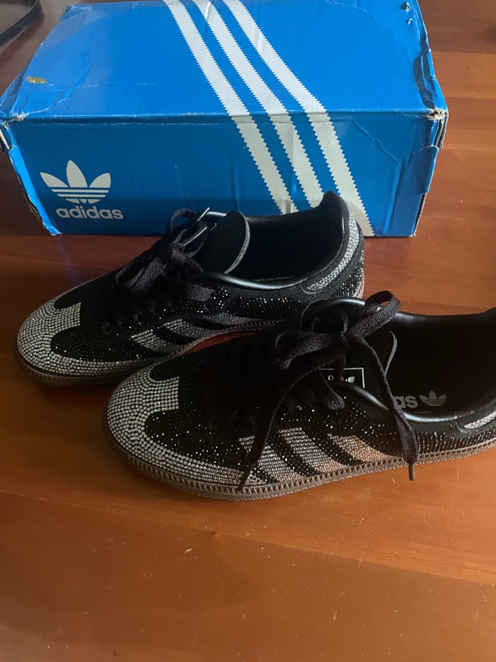 Adidas Women's Samba OG Crystal Black Edition